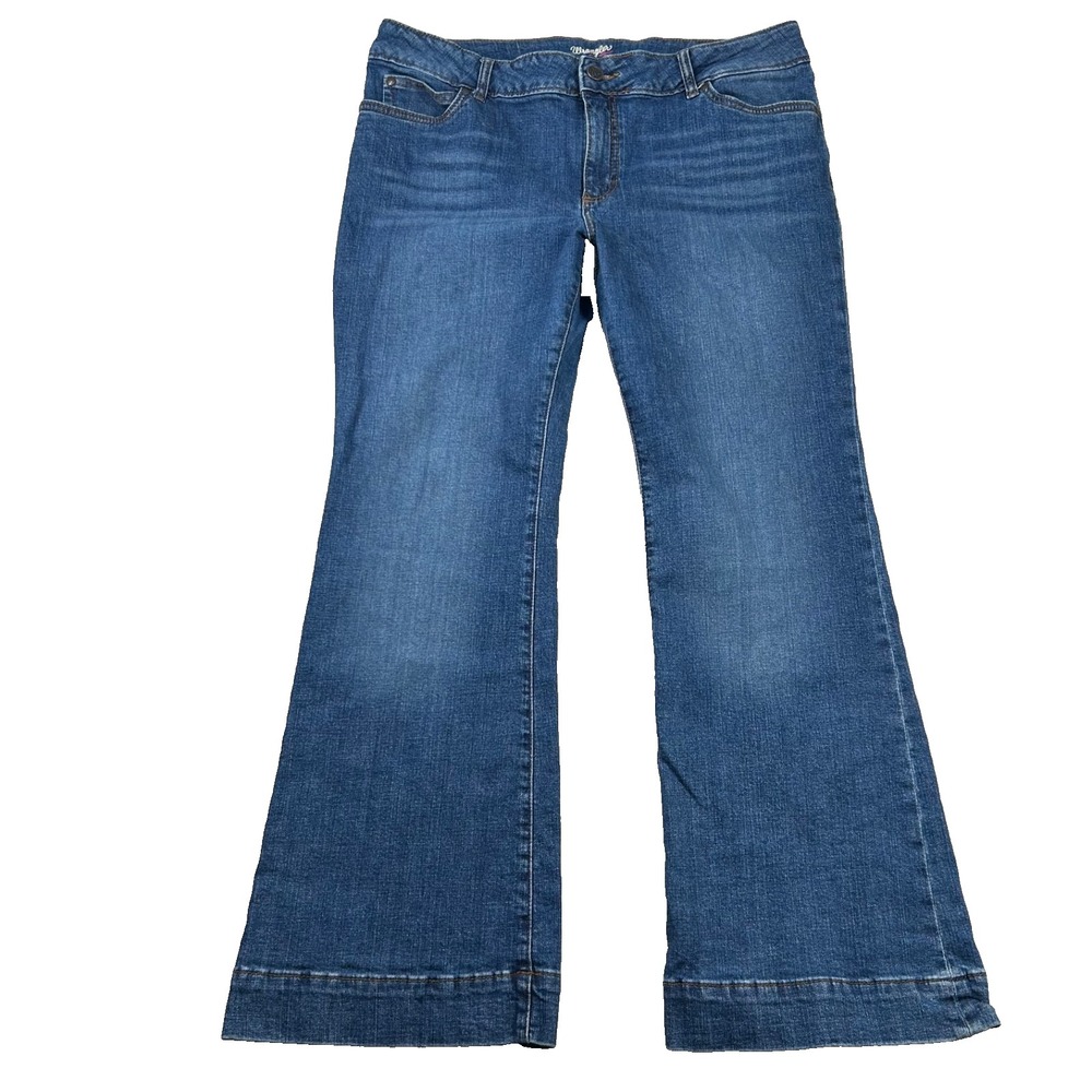 Wrangler Jeans Womens 17x32 Retro Mae Trouser Flare Boot Western Denim 09MWWYF
